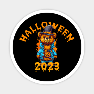 Halloween 2023 Cartoon Teddy Bear Magnet